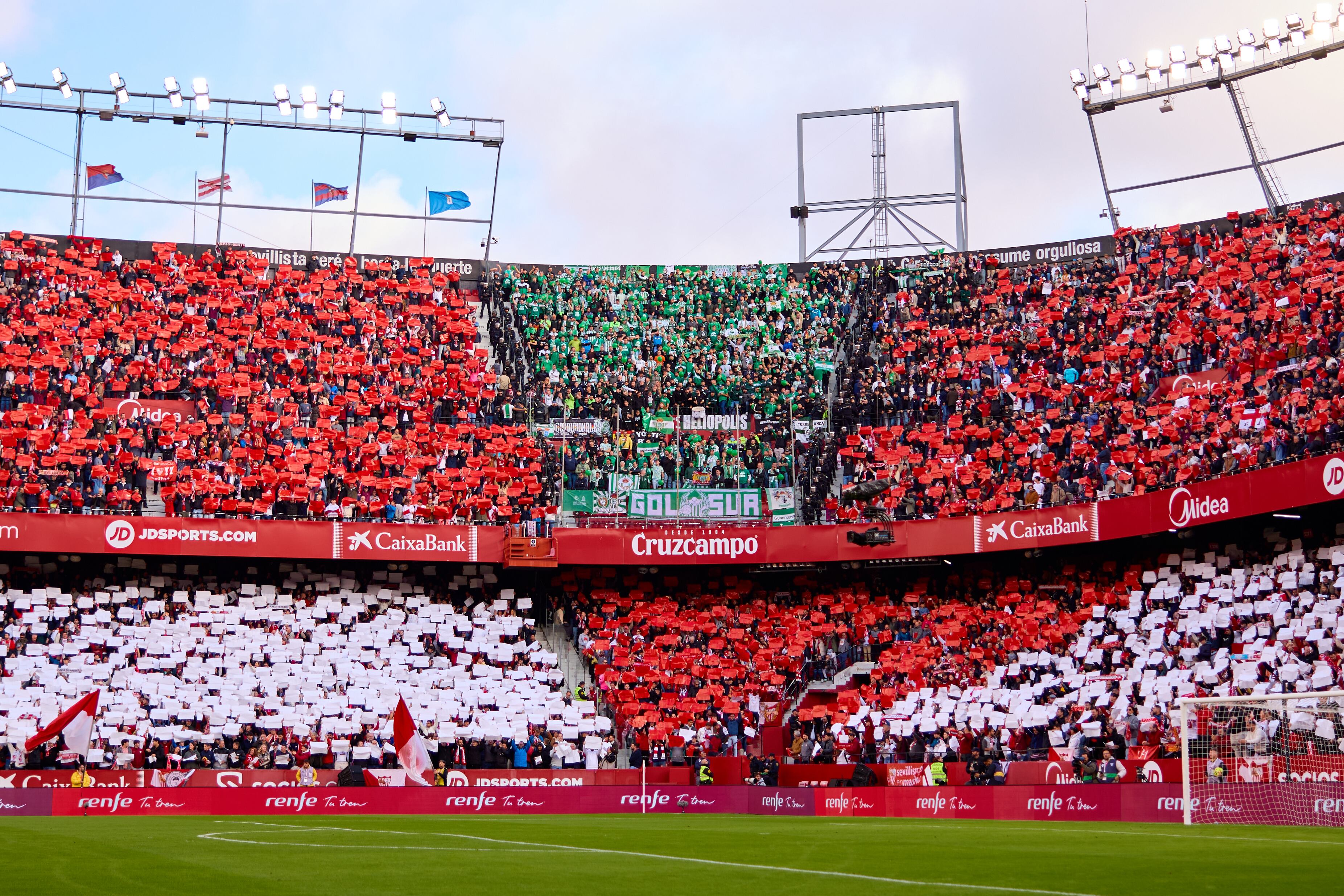 El Ramón Sánchez Pizjuán, en el Sevilla-Betis de LaLiga