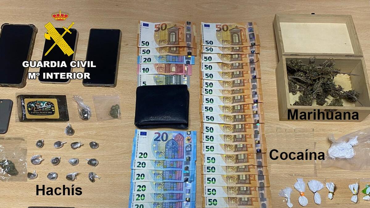 La Guardia Civil detiene a dos hombres por presunto tráfico de drogas en Castro Urdiales