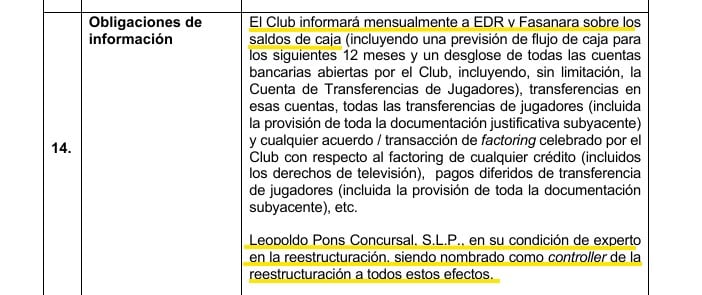 Experto designado en reestructuración de deuda