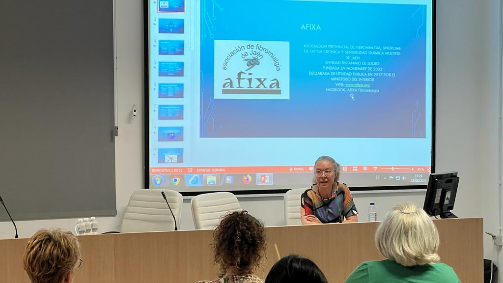 Charla de Ana Colmenero, presidenta de Afixa Jaén