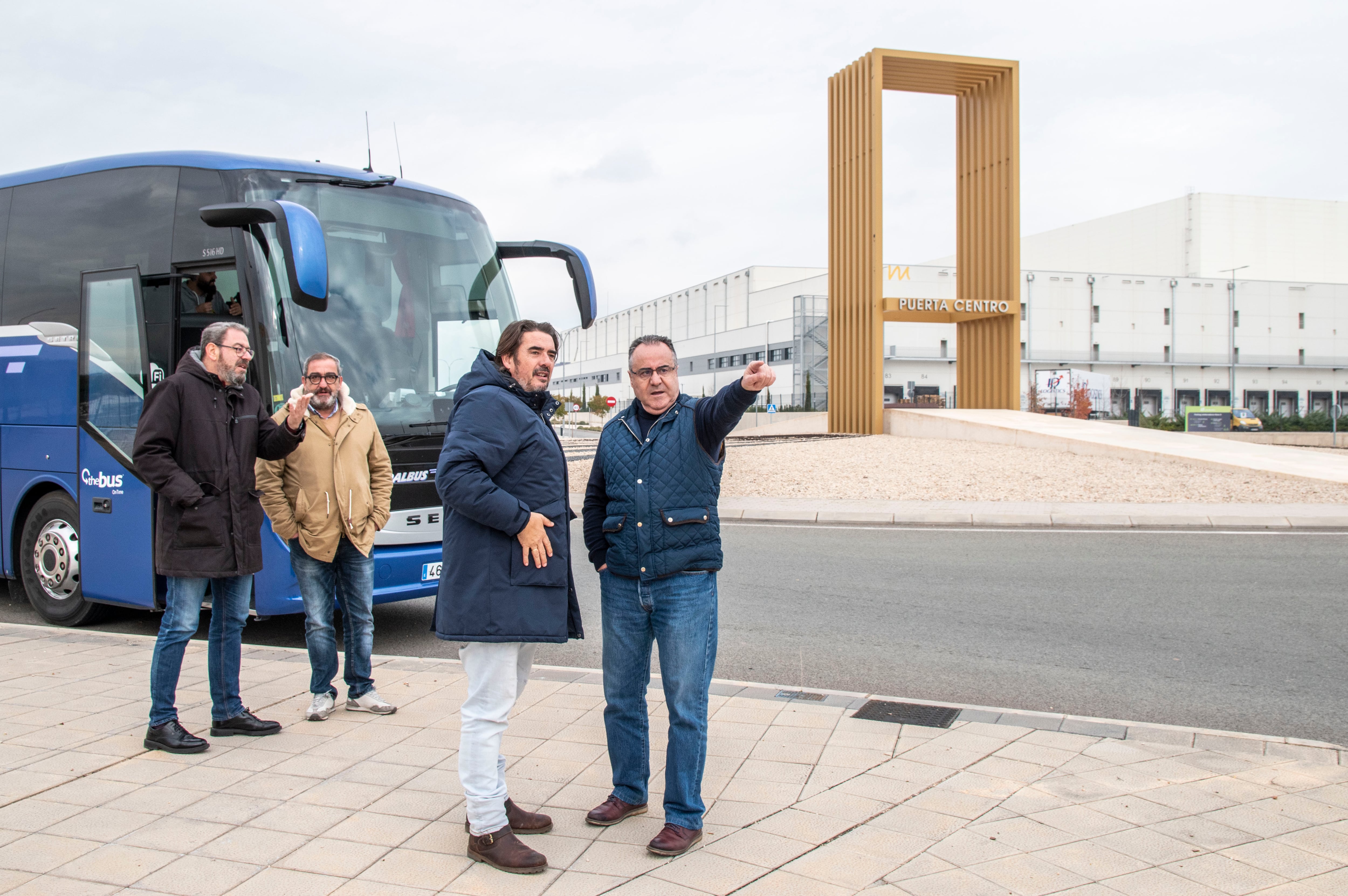 Línea autobús de Marchamalo en la Ciudad del Transporte