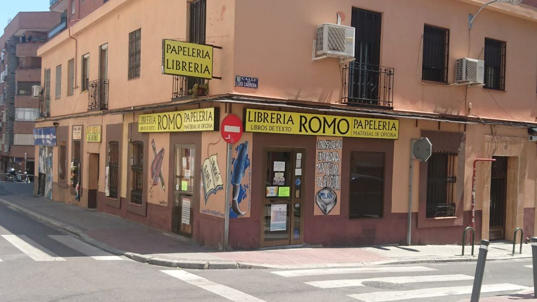 La librería Romo, donde trabaja Gema