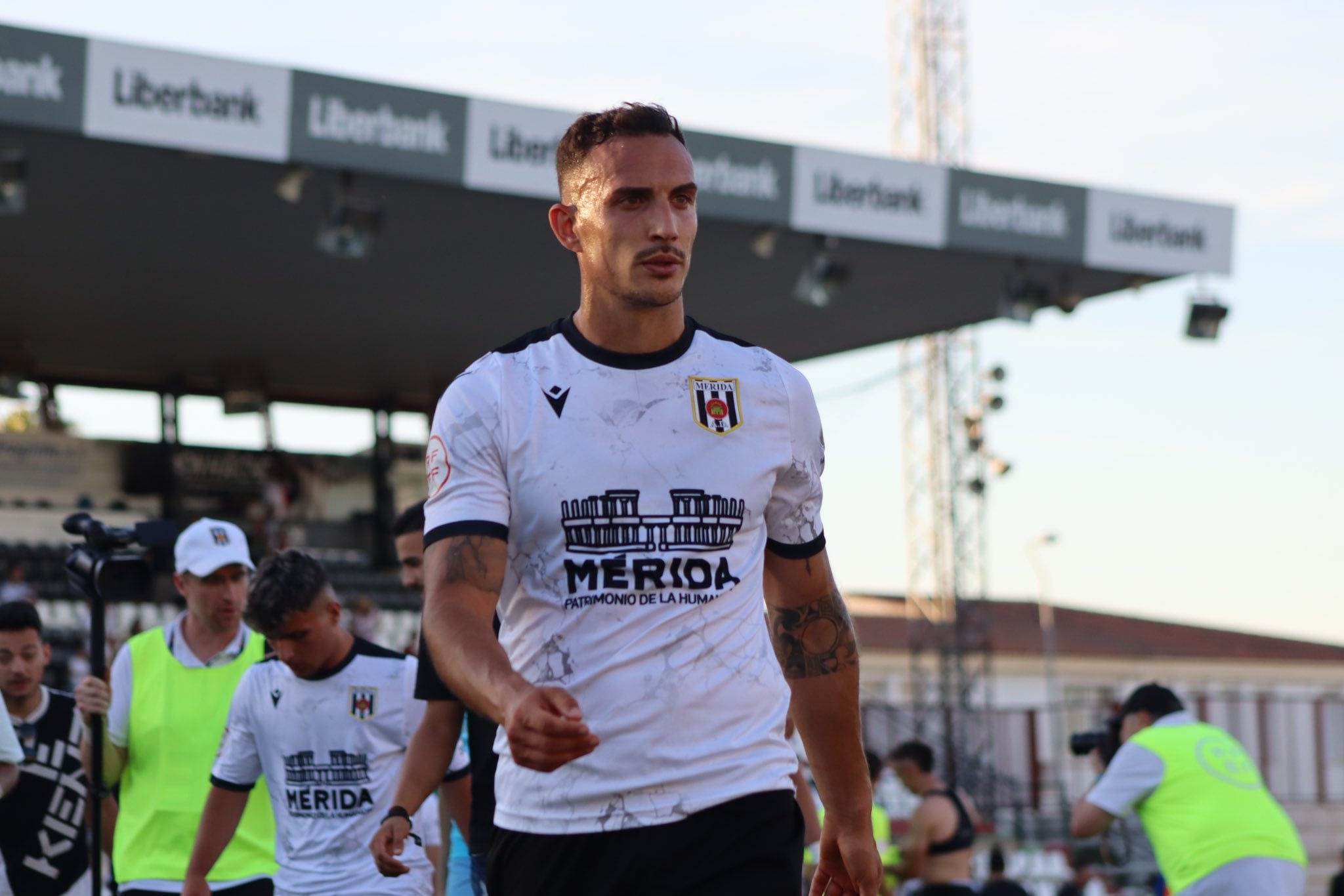 Luis Acosta con la AD Mérida