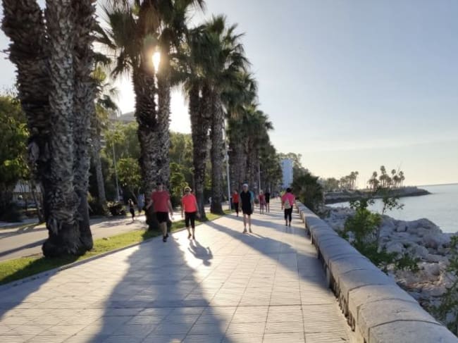 Paseo Marítimo de Málaga este sábado