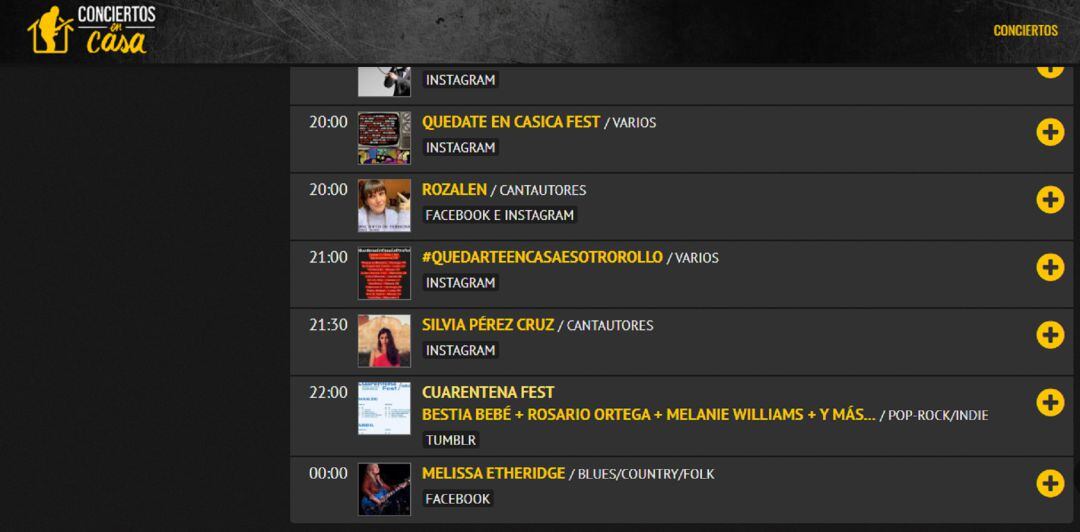 Programación para este jueves.