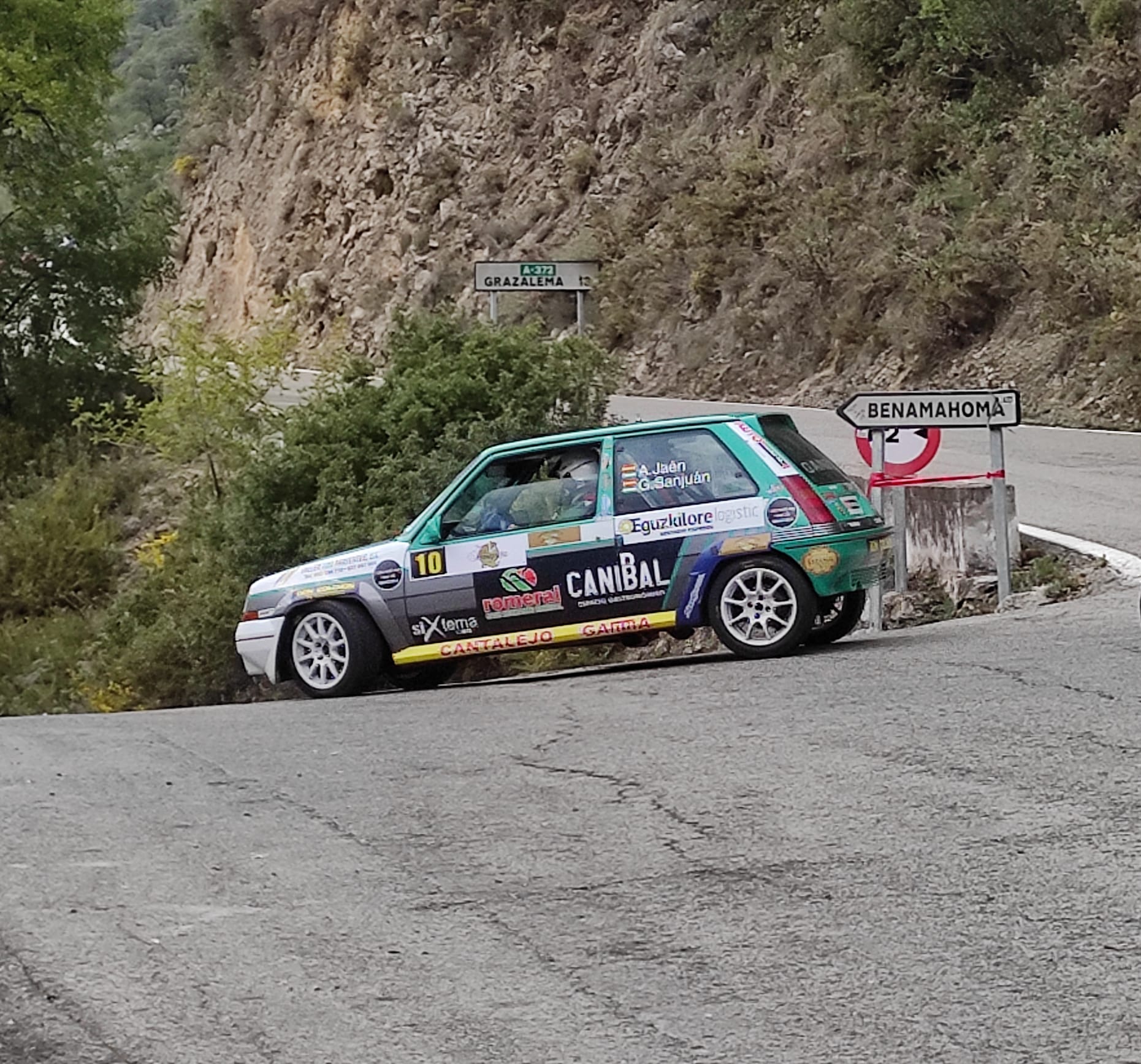 Amador Jaén en la I Cronometrada de Benamahoma