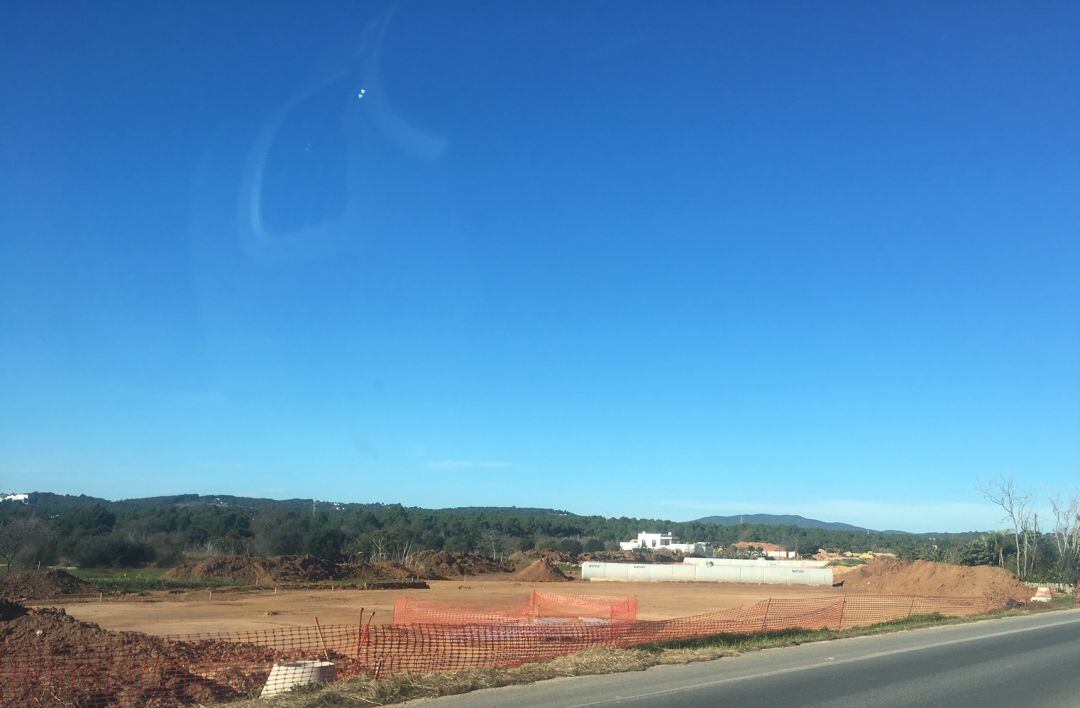 Imagen de archivo de obras en la carretera