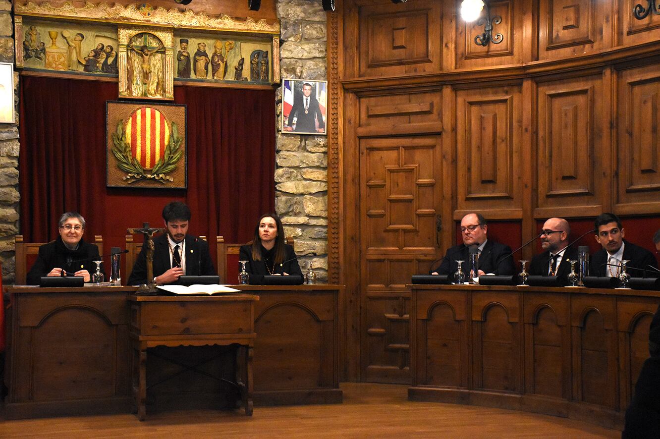 Priemra sessió del consell de comú de Sant Julià de la legislatura