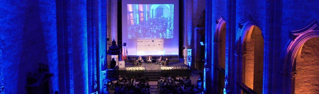 Celebración de unas de las actividades programadas dentro del Hay Festival 