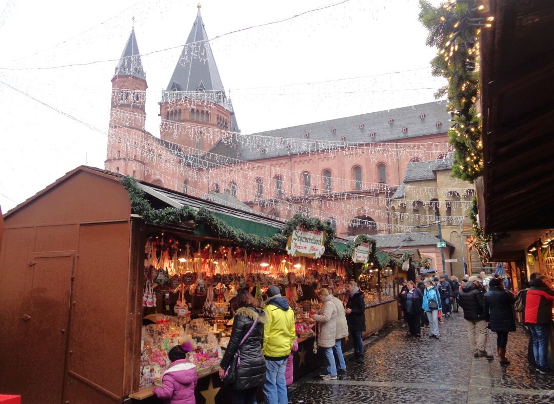 Mercado de Mainz en Maguncia (Alemania)