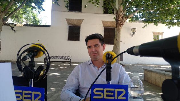 Pedro García , durante la entrevista en Hoy por Hoy Córdoba