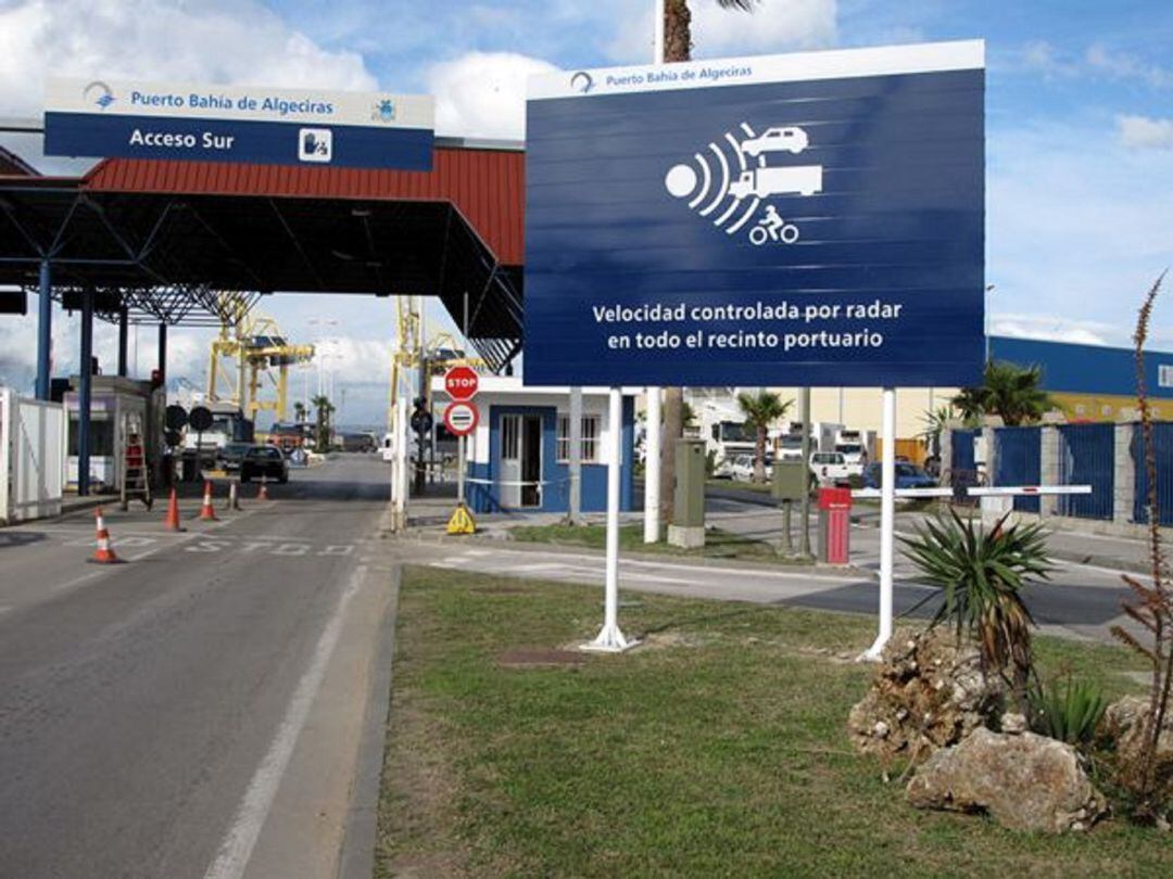 Acceso Sur al Puerto de Algeciras.