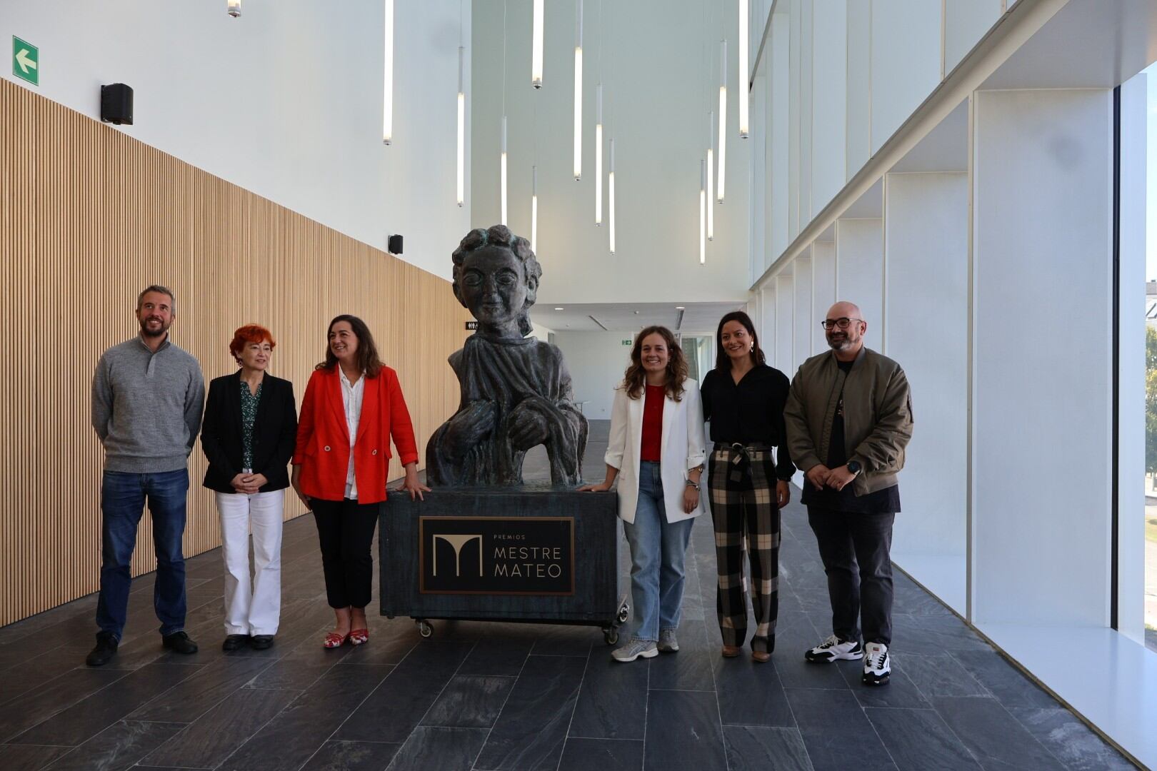 Imagen de la presentación de los Mestre Mateo en Lugo
