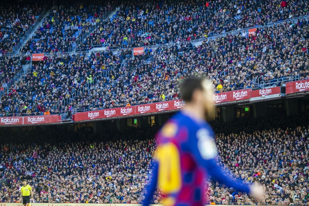 Messi en el Camp Nou