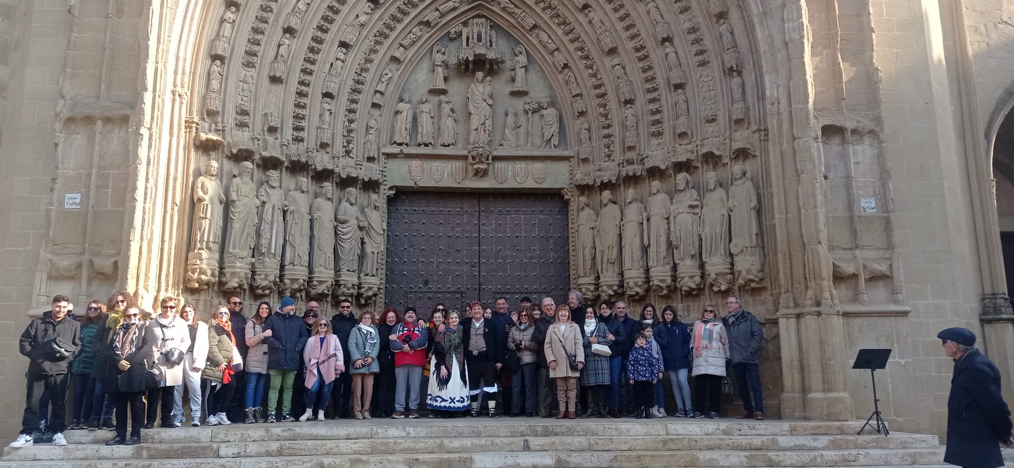 Turistas en Huesca
