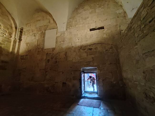 Entrada a la Basílica de la Natividad en Belén