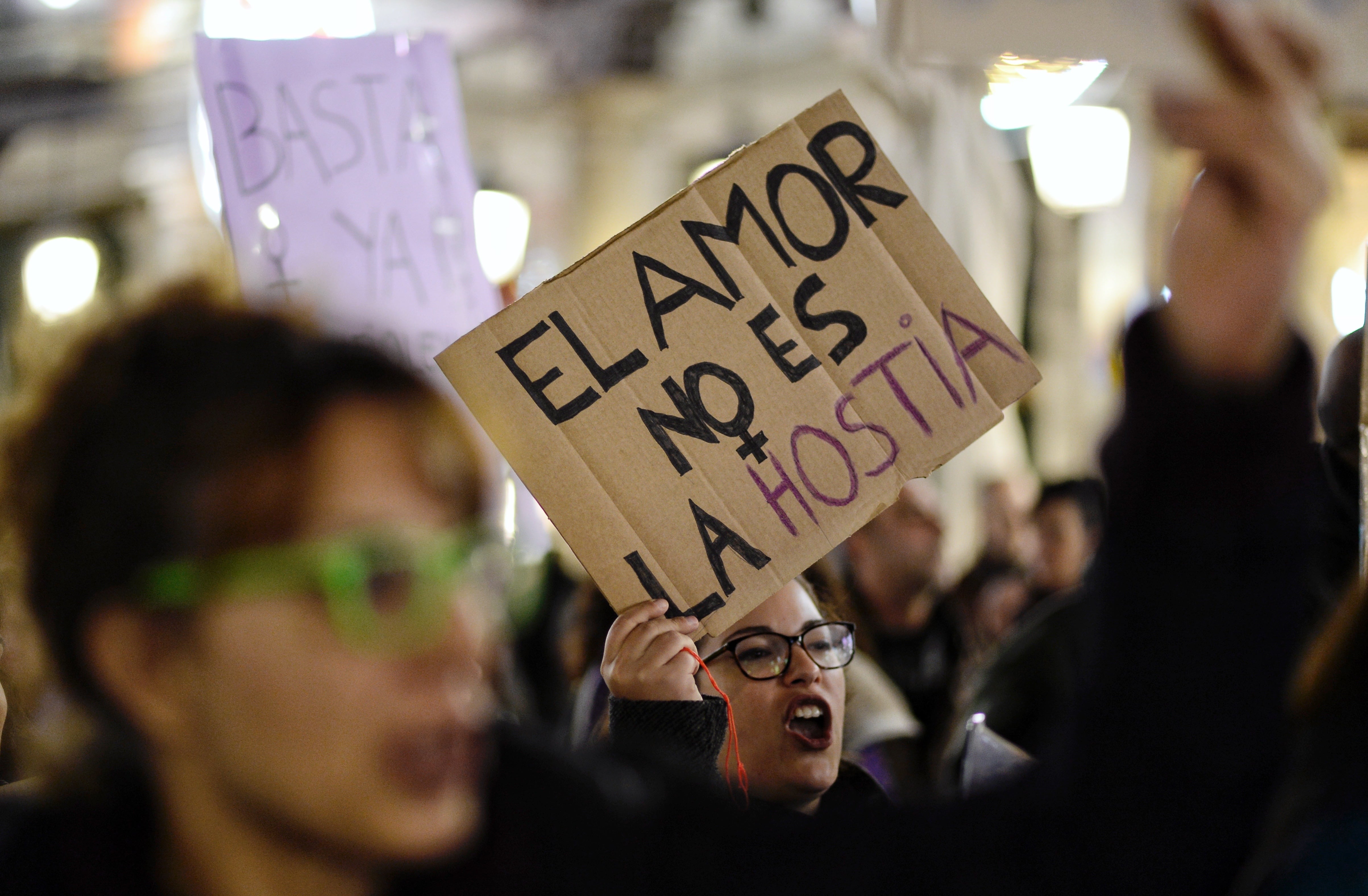 Manifestación contra la violencia de género en Valladolid, imagen de archivo