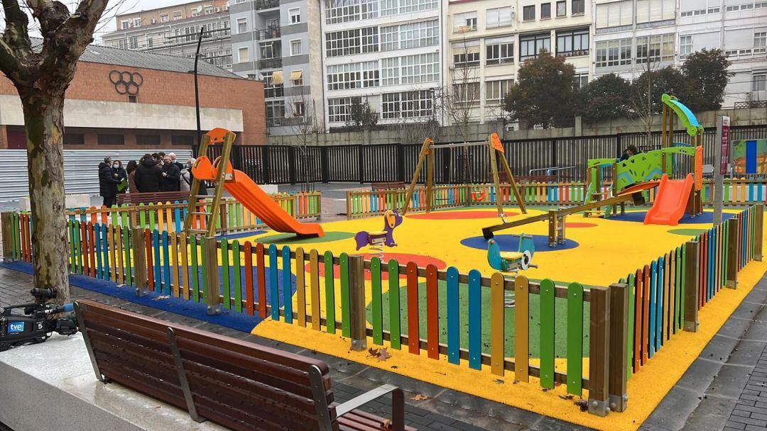 Las viviendas se construirán junto al nuevo parque infantil en la calle Ciriaco Garrido en Logroño.