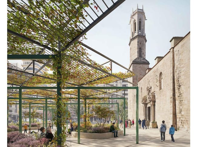 Imagen de la nueva Plaza de San Agustín