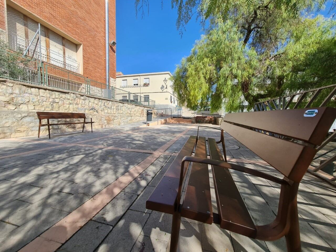 Plaza culminada en Elda