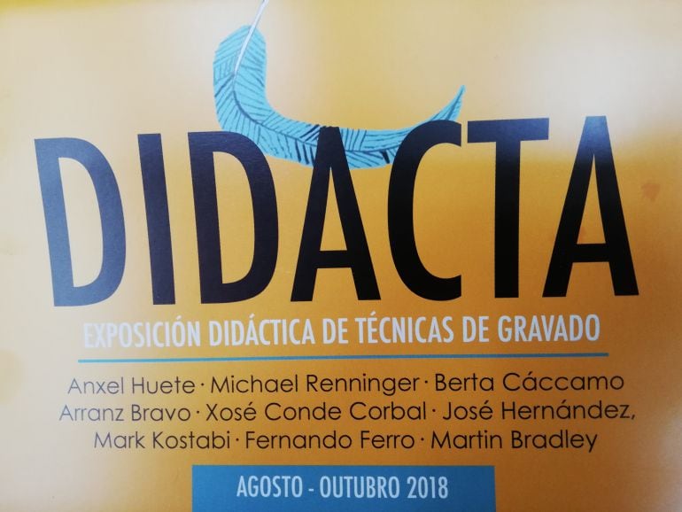 Os meses, agosto e outubro, en Allariz, gran Exposición Didáctica de Técnicas de Gravado.