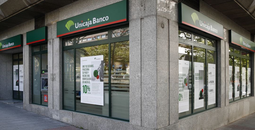 Imagen de archivo de una sucursal de Unicaja Banco