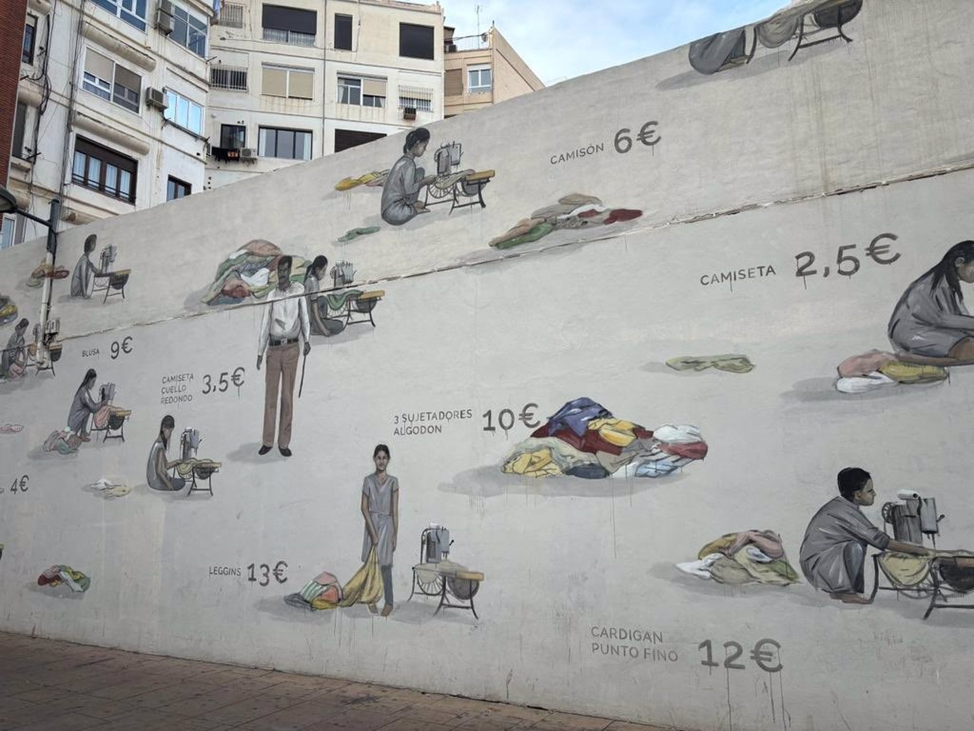 Mural &#039;Fashion victim&#039;, de Escif