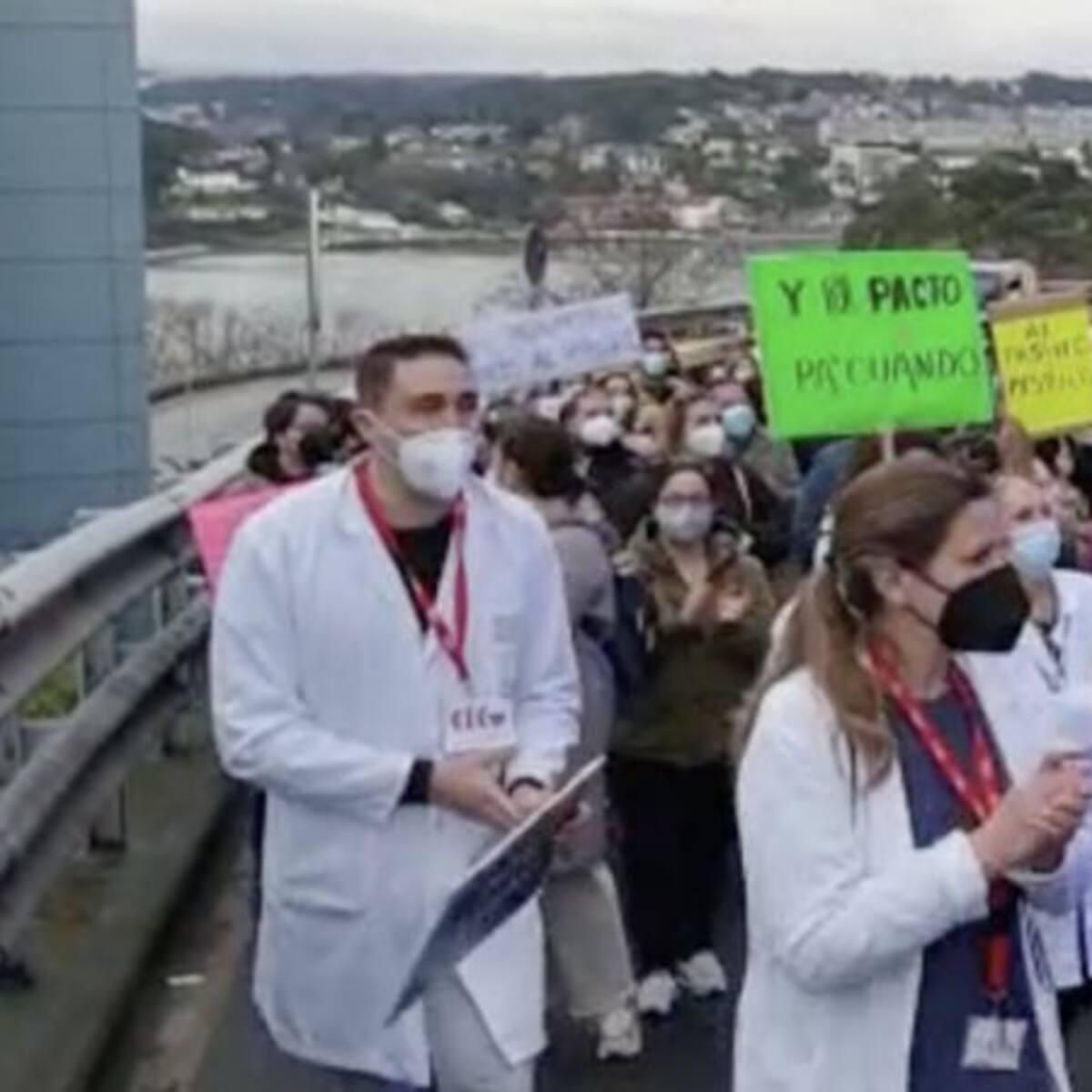 Profesionales de Urgencias del Hospital A Coruña se movilizan para reclamar más personal