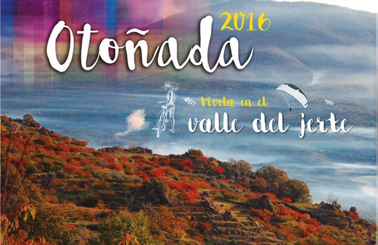 Cartel anunciador de la Otoñada del Valle del Jerte en 2016