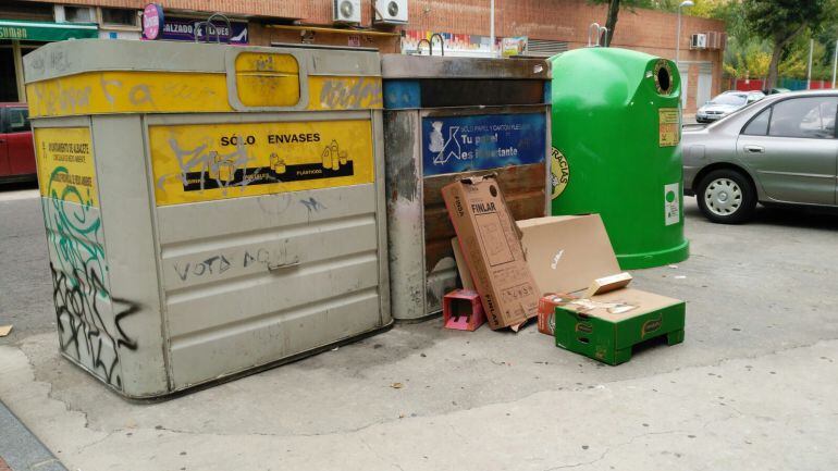 Contenedores de reciclaje