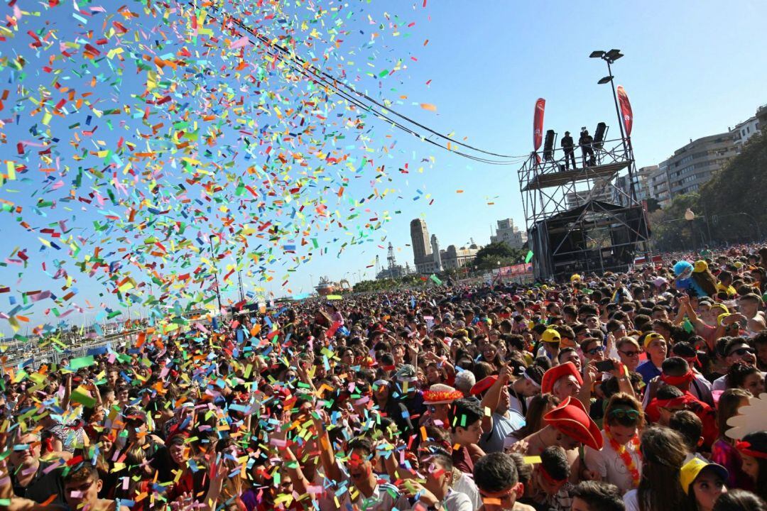 Uno de los escenarios del carnaval.