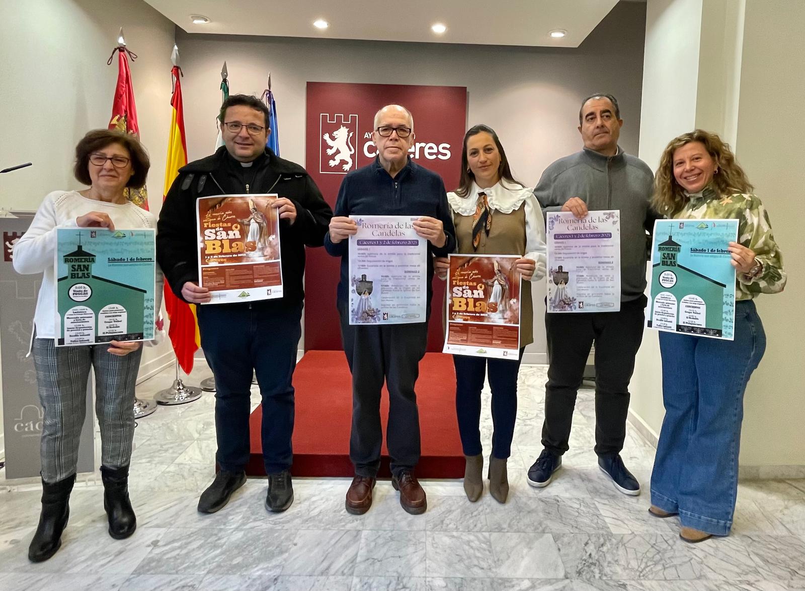 Presentación de las romerías de San Blas y Las Candelas de Cáceres