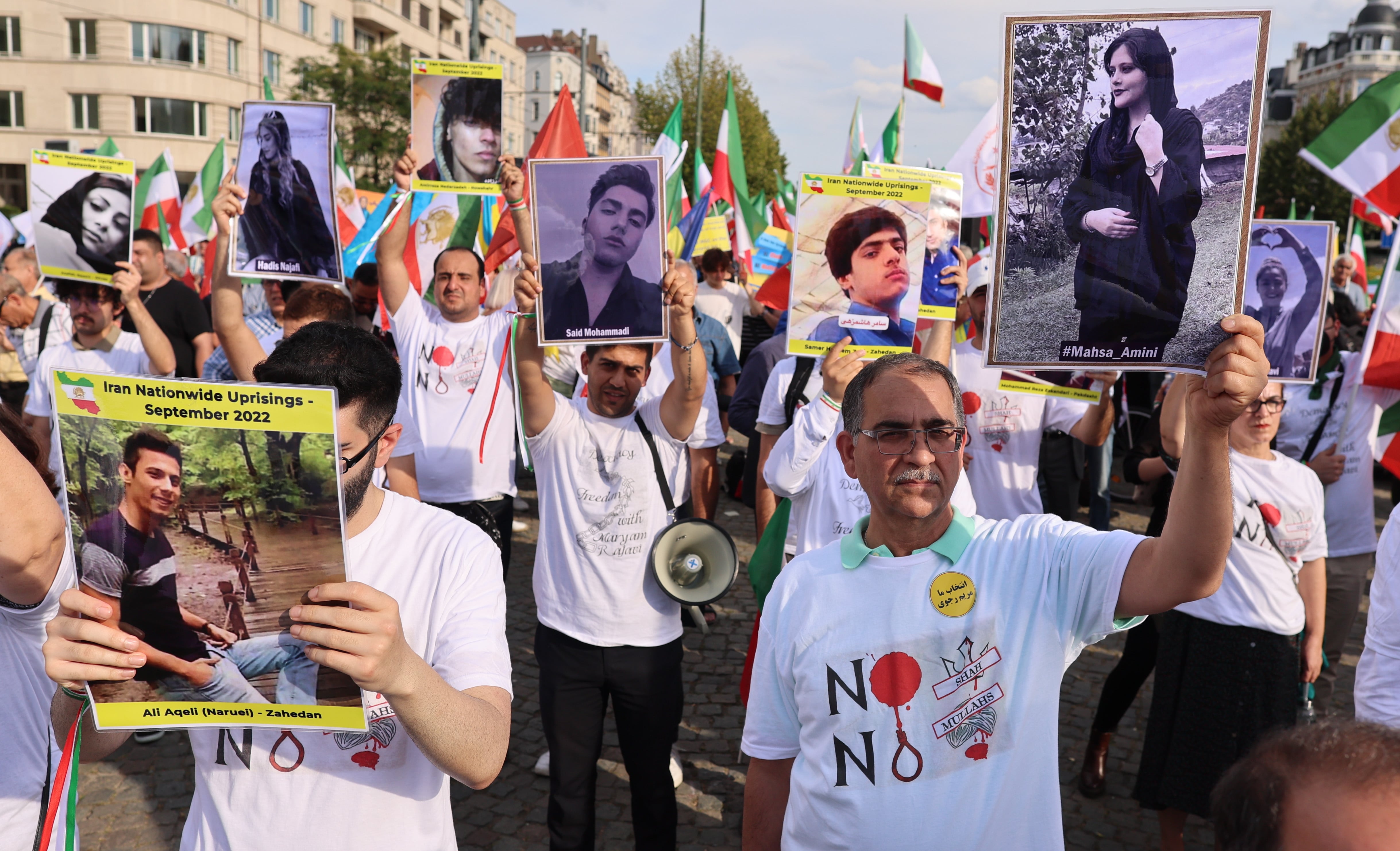 Protestas en Irán por la muerte de Misha Amini. Archivo