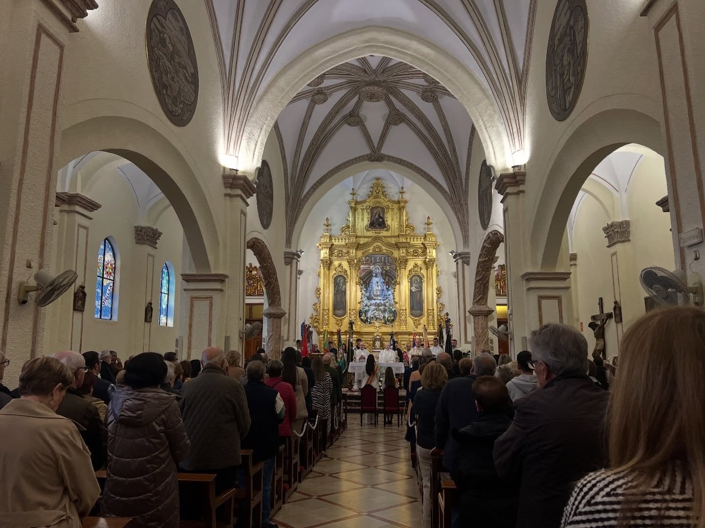Aspecto de la iglesia del Santuario