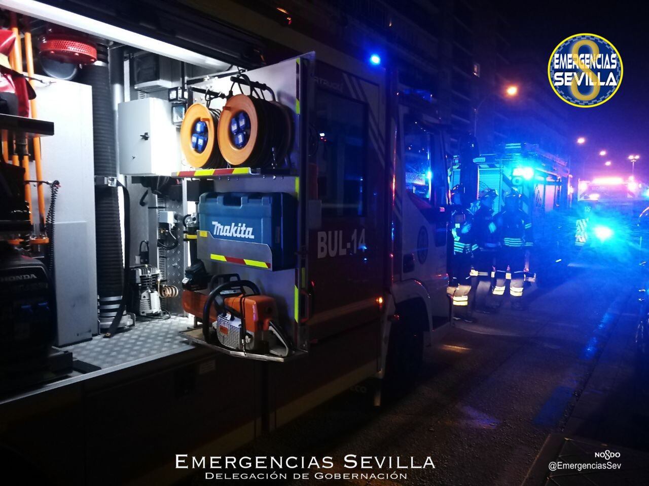 Incendio en una vivienda de Sevilla capital