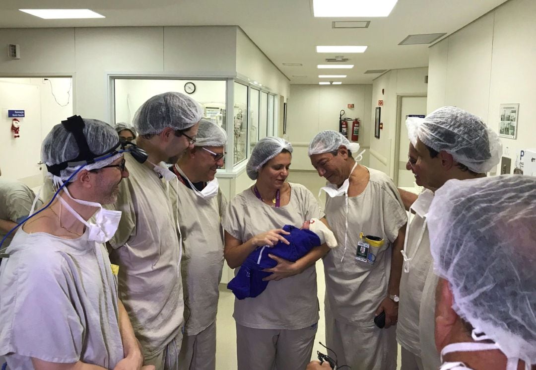 Fotografía facilitada por Hospital de las clínicas de la facultad de medicina de la universidad de Sao Paulo.