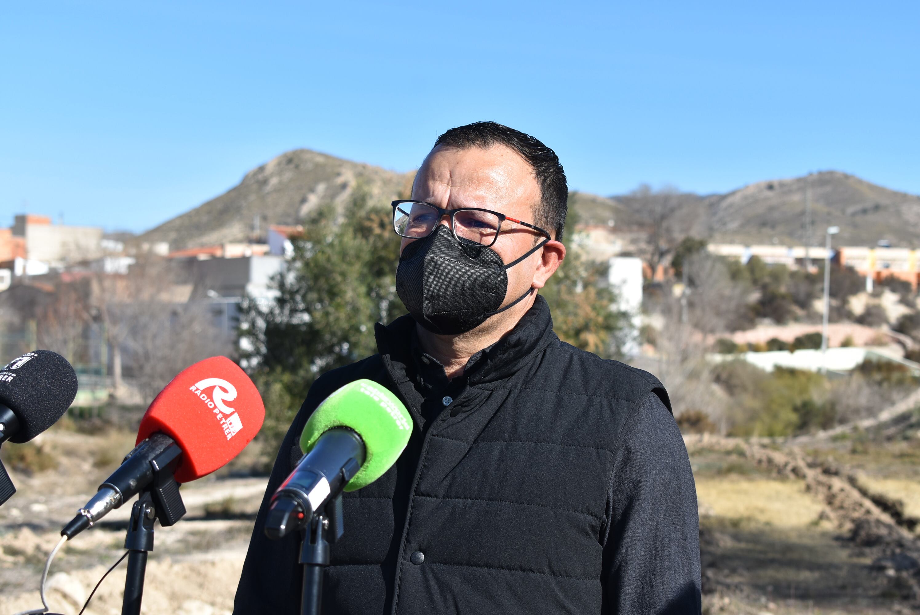 Harold Contreras, en una comparecencia en Petrer