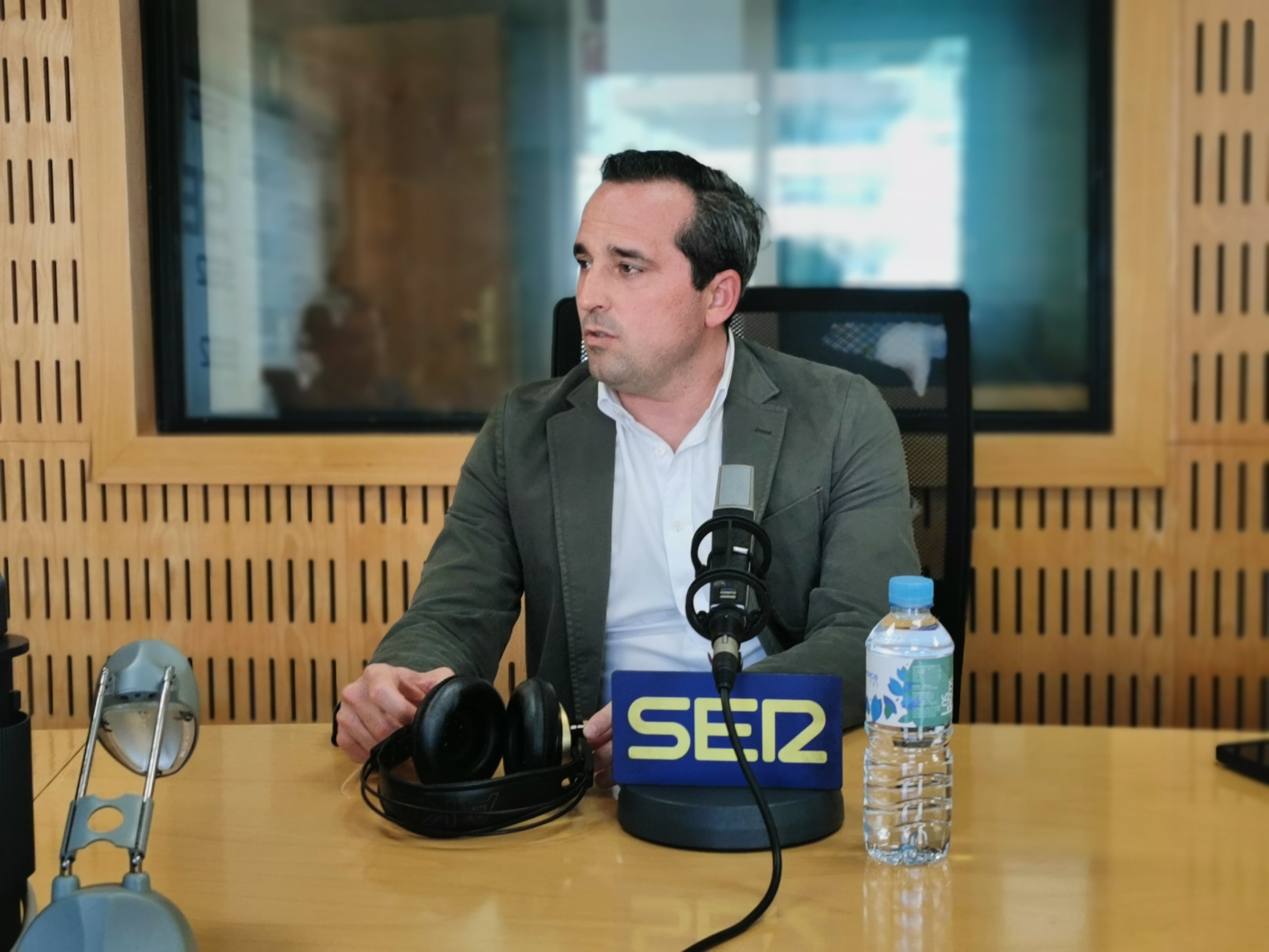 Kike Pérez, en los estudios de SER Málaga