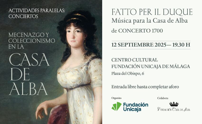 Concierto "FATTO PER IL DUQUE" 12 de septiembre Fundación Unicaja Málaga