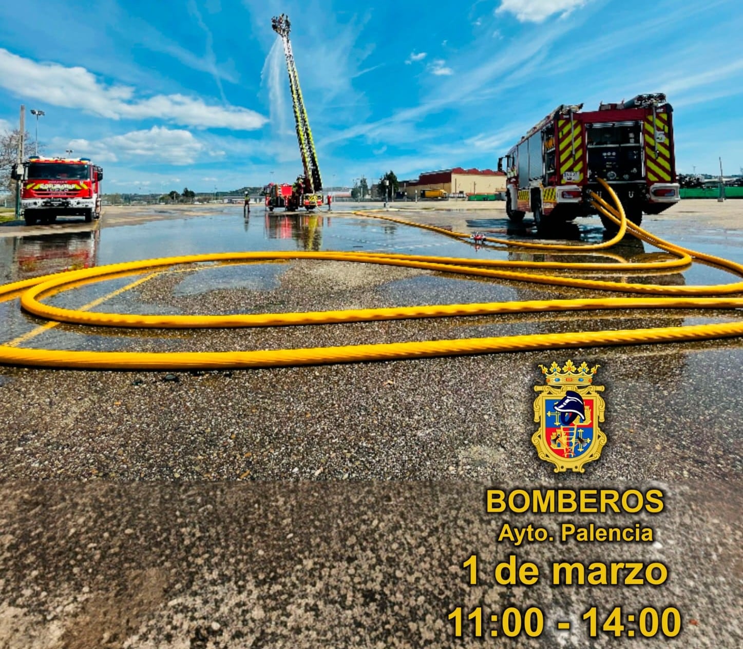 Jornada de puertas abiertas en el parque de Bomberos de Palencia