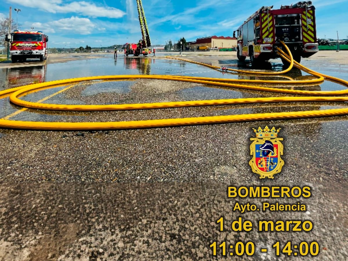 El Parque de Bomberos de Palencia celebra jornada de puertas abiertas el 1 de marzo