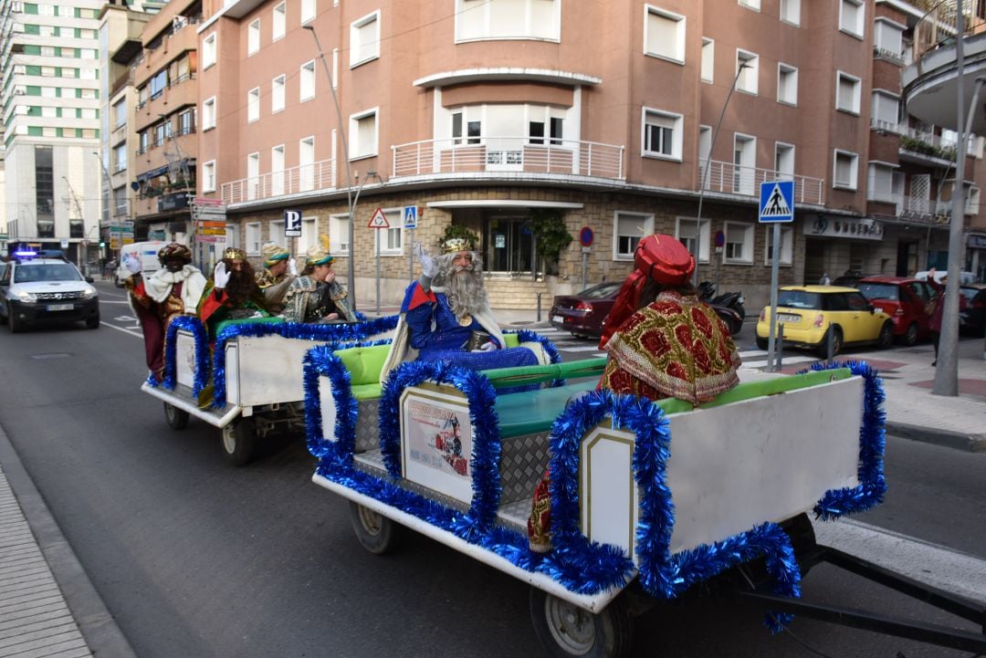 Reyes Magos recorriendo la ciudad