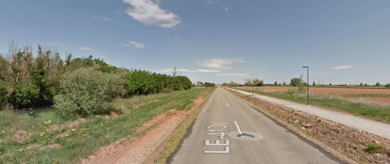 Carretera Le-413 en la provincia de León