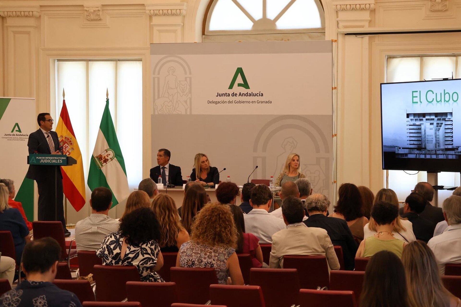 Presentación de la adjudicación de la redacción del proyecto de la Ciudad de la Justicia - JUNTA
