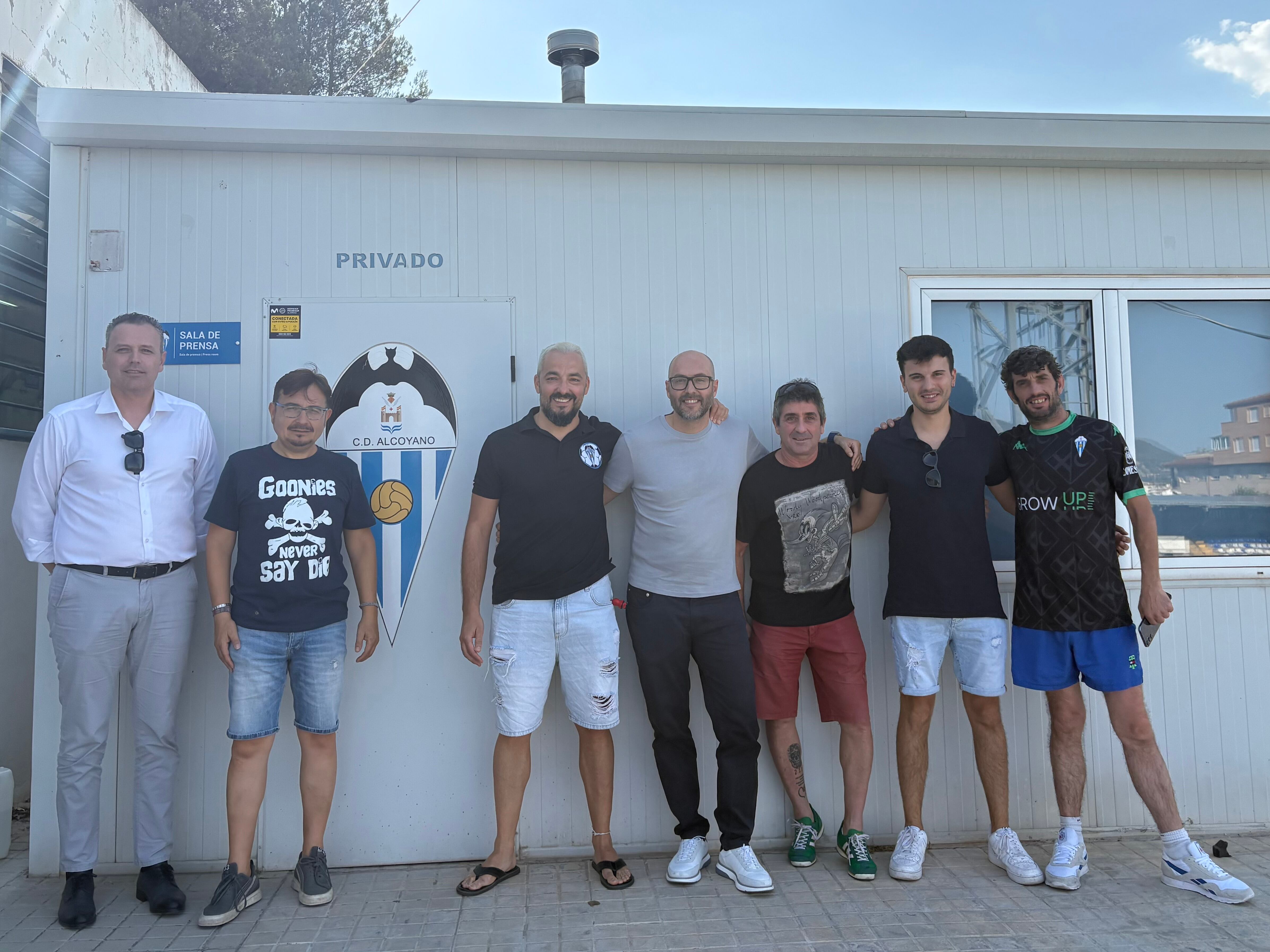 Representantes de las peñas del Alcoyano