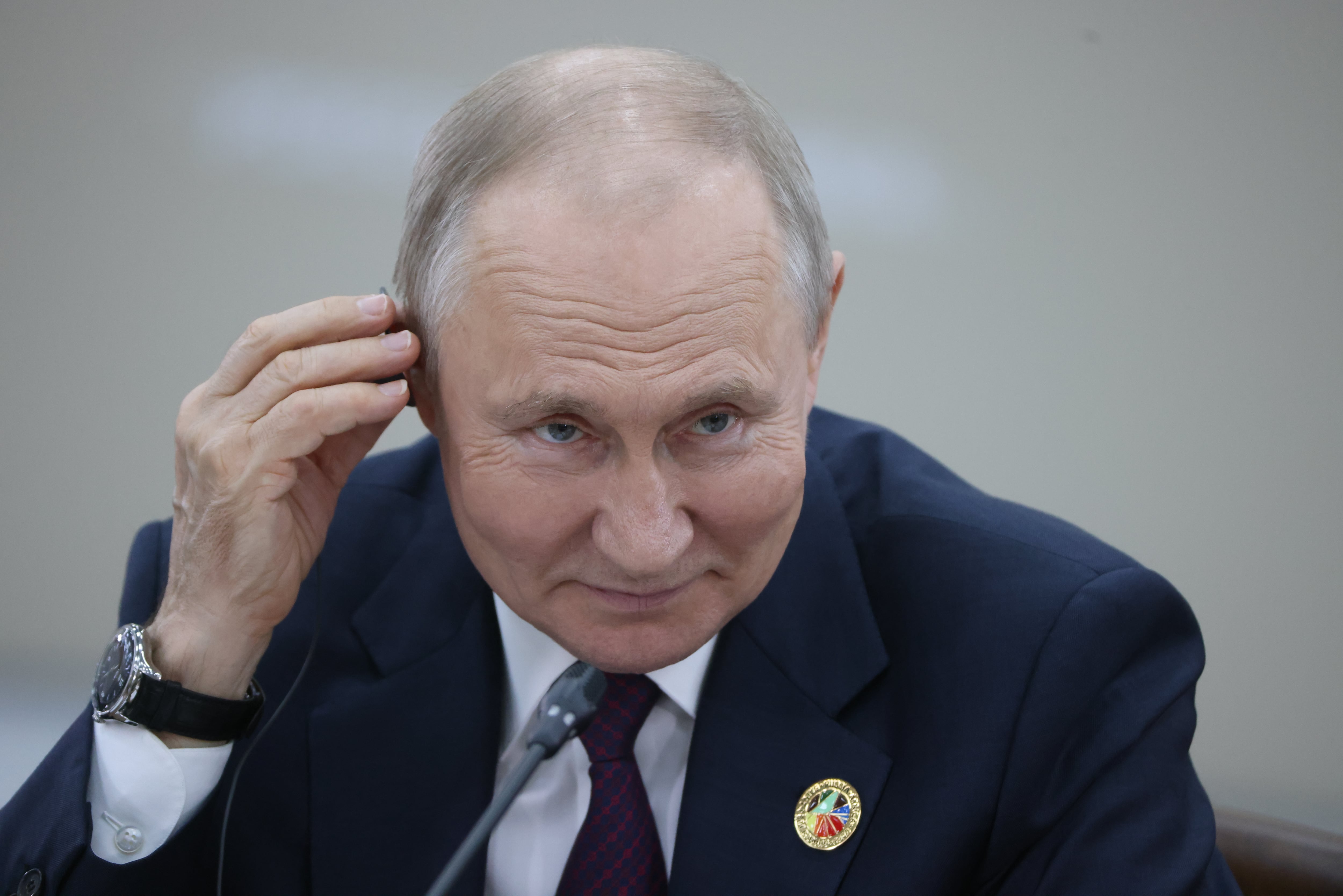 Putin, el viernes durante una reunión de la cumbre ruso-africana