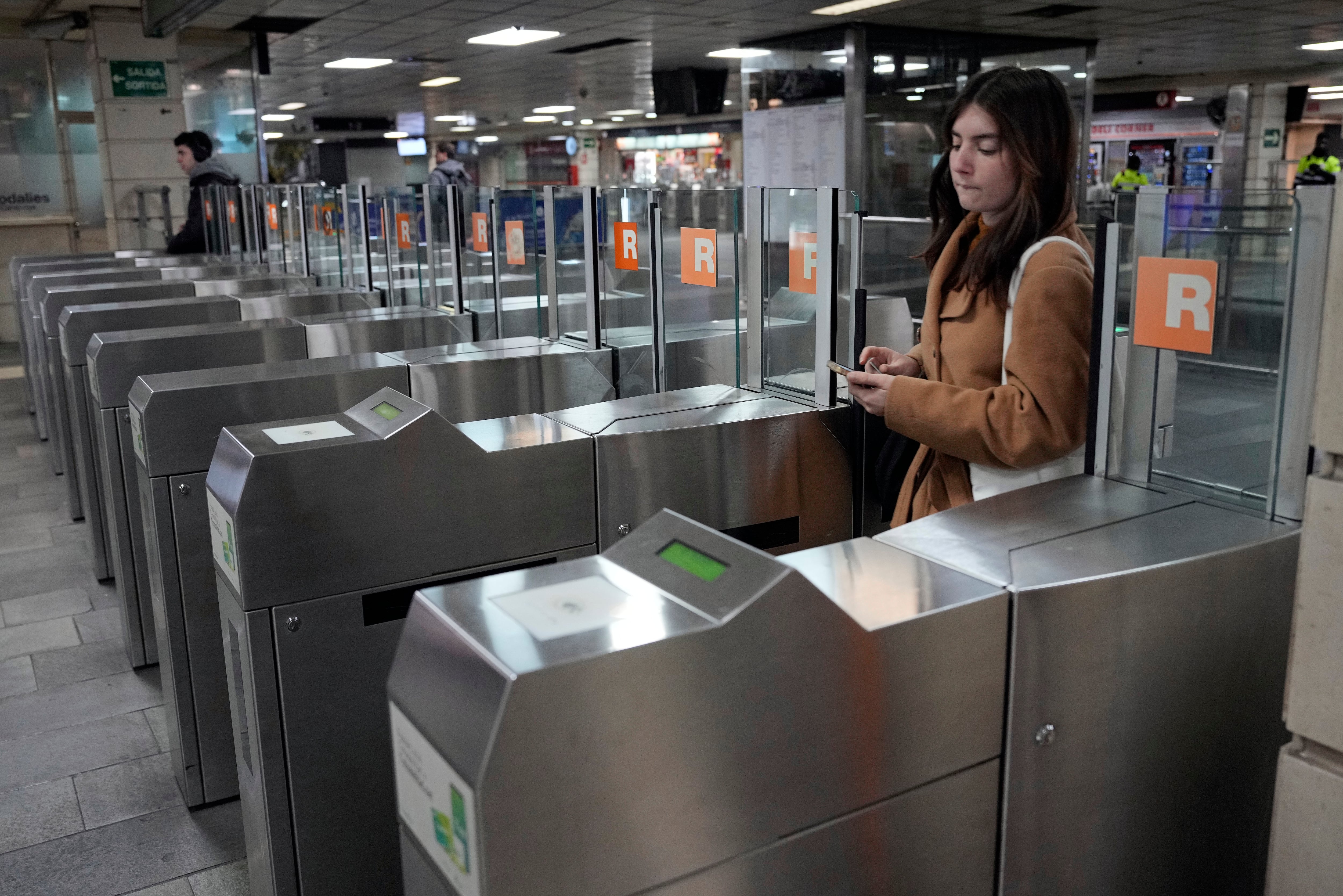 L'estació de plaça Catalunya de Barcelona. 