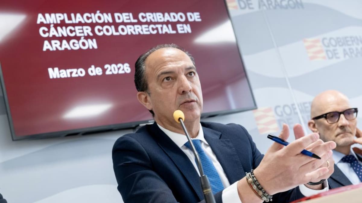 Aragón amplía hasta los 74 años el cribado de cáncer de colon e incorpora IA para mejorar el diagnóstico