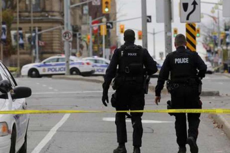 Dos agentes de la Policía de Canada, en una imagen de archivo