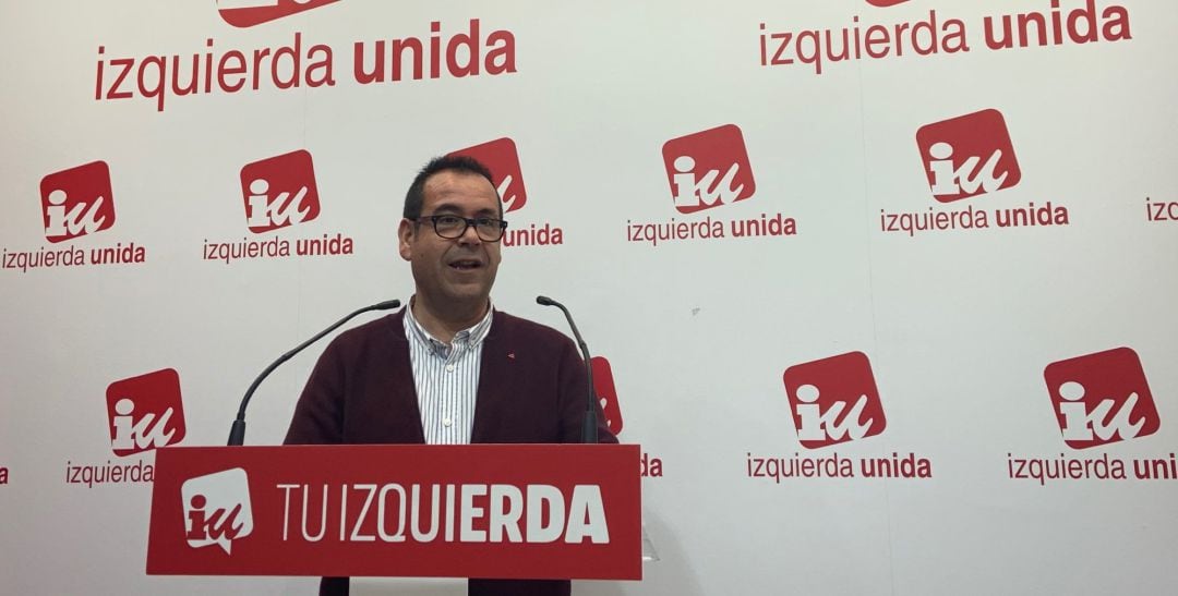 Imagen de archivo del coordinador regional de IU, Juan Crespo 